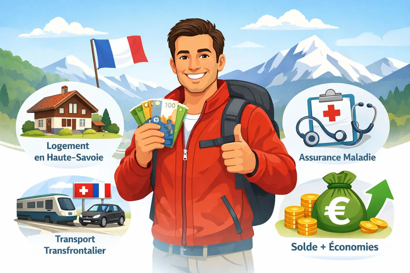 Comparaison du pouvoir d'achat des frontaliers